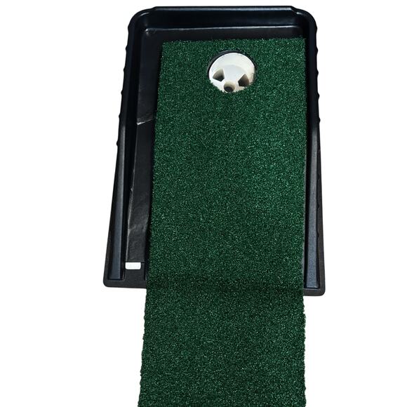 Vtg Par-Fect Golf Necessities Automatic Indoor Putting Green Gravity Fed Golfing - Picture 2 of 9
